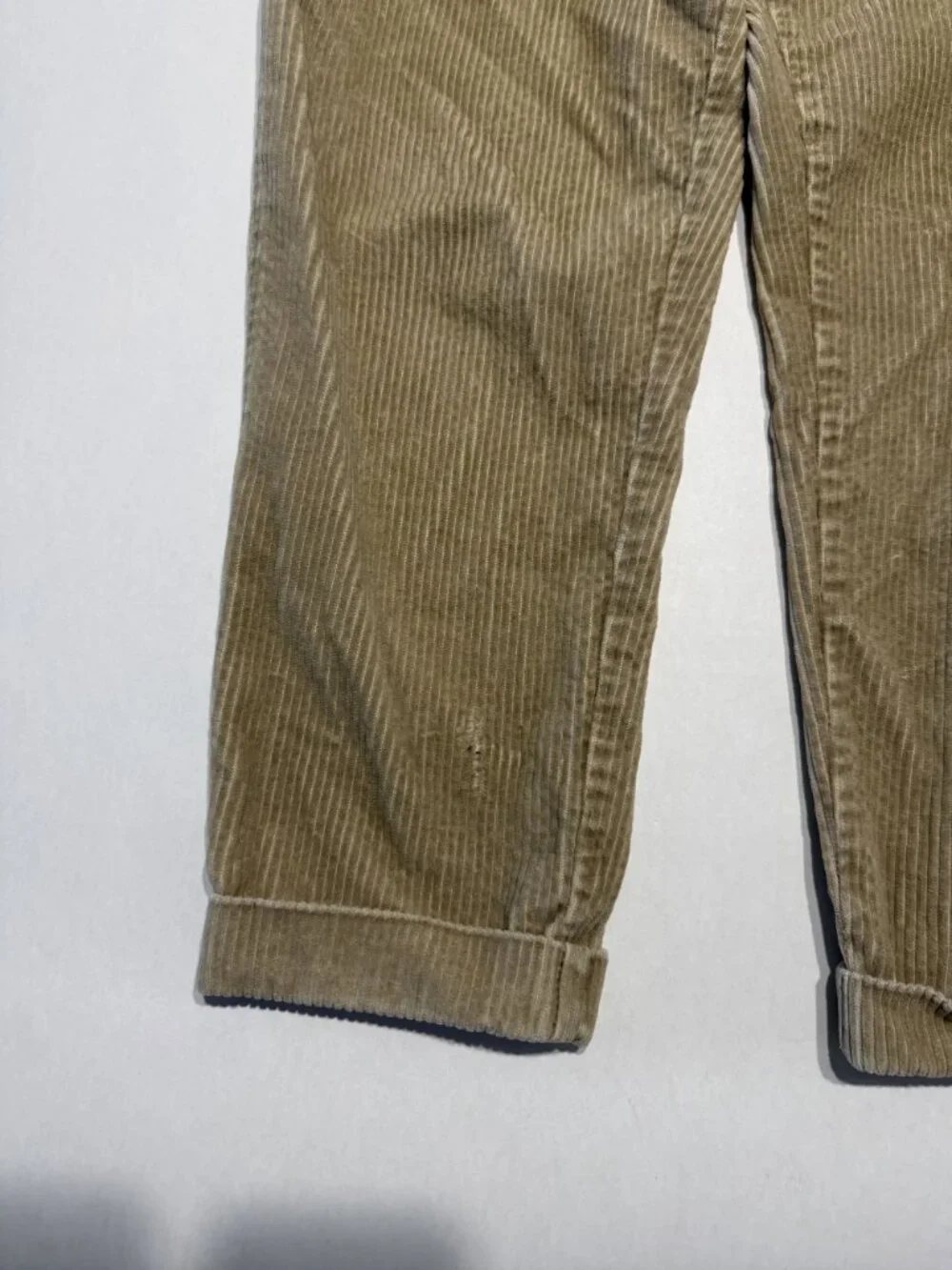 Gap Tan Brown Corduroy Pleated High-Rise Pants Women's Size 1/2 - Picture 8 of 8